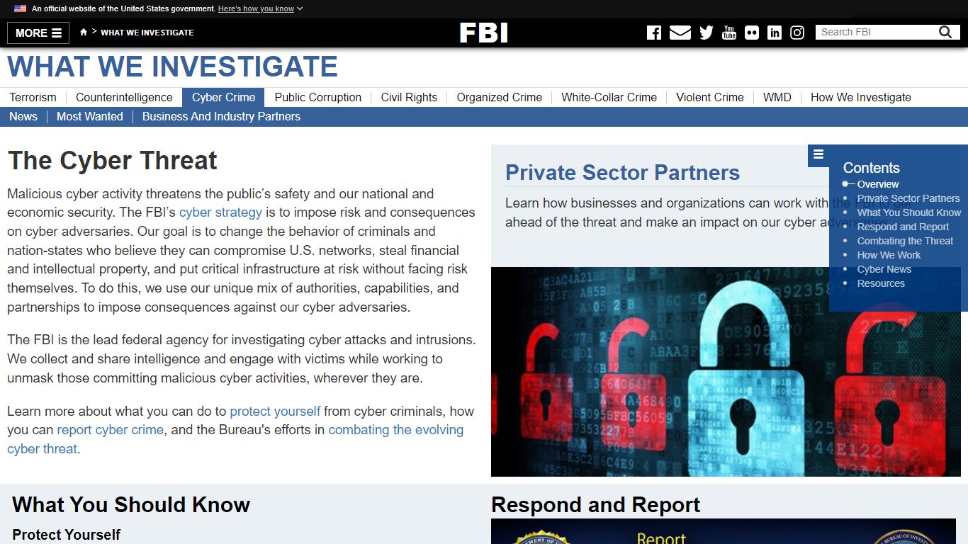 Cyber Crime — FBI - Federal Bureau of Investigation