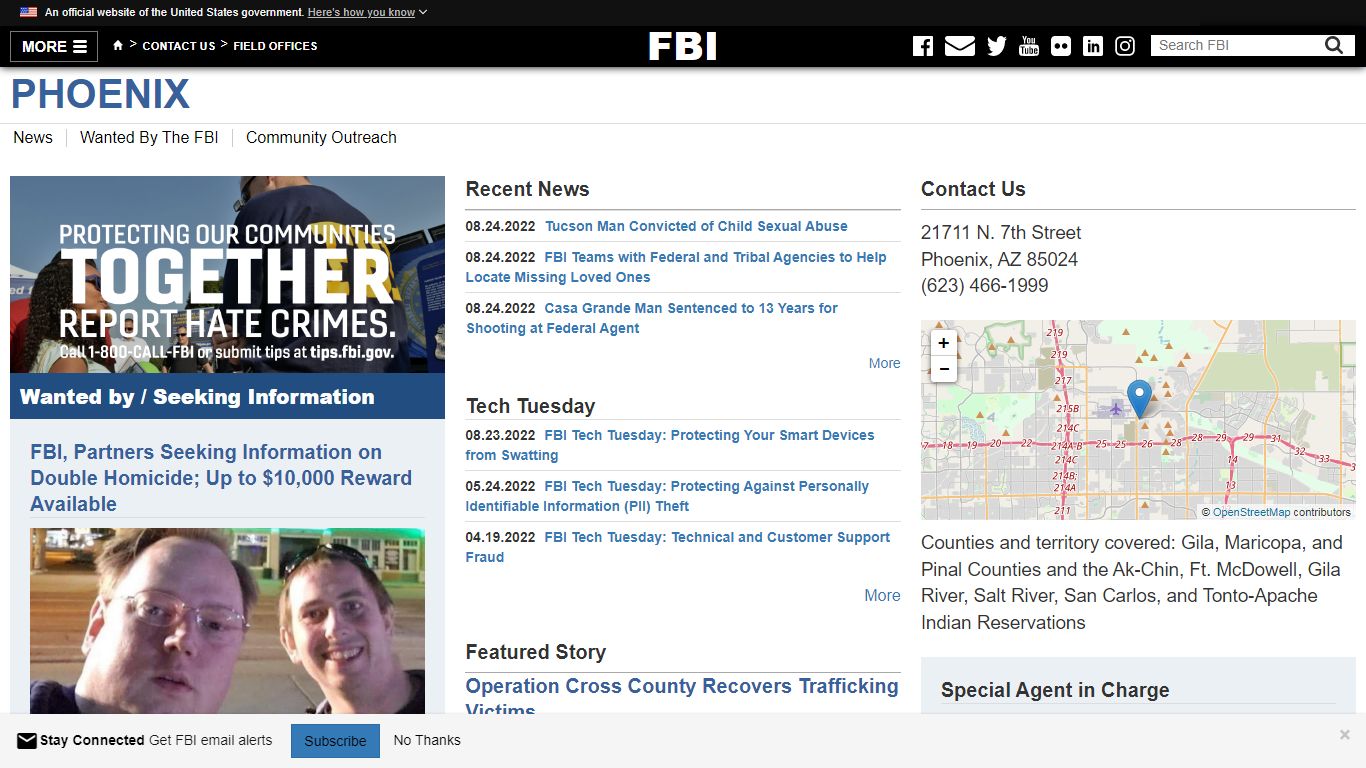 Phoenix — FBI - Federal Bureau of Investigation